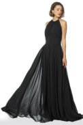 Φόρεμα maxi αρχαιοελληνικό στυλ-The Grecian Beauty (Μαύρο)